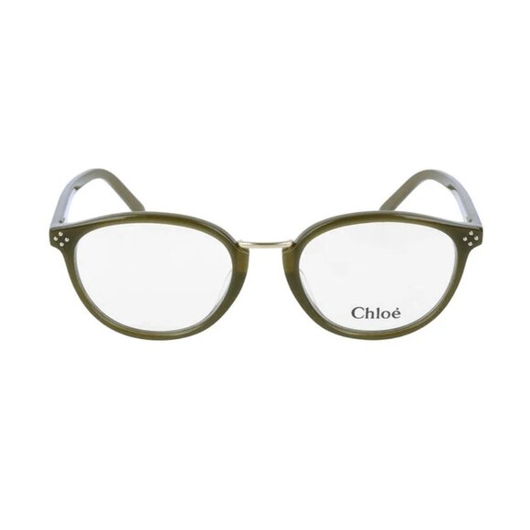 NEW  CHLOE EYEGLASSES KHAKI CAT EYE WOMEN EYEWEAR CHLOE CE2666 303